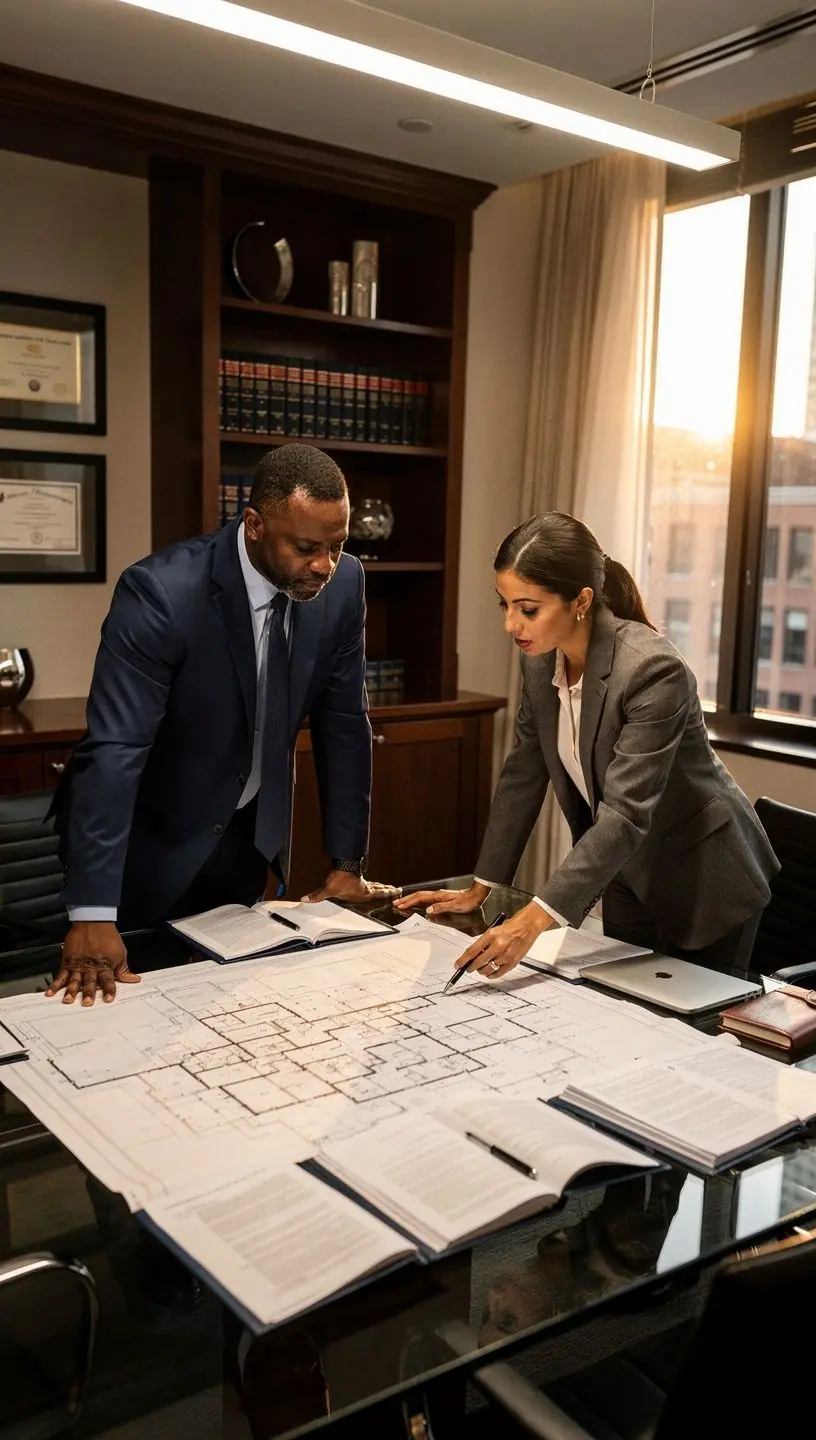 Przytulna strefa relaksu z wygodnymi sofami w kolorach zgodnych z identyfikacją marki.